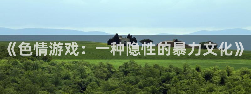 我要看亿万28：《色情游戏：一种隐性的暴力文化》